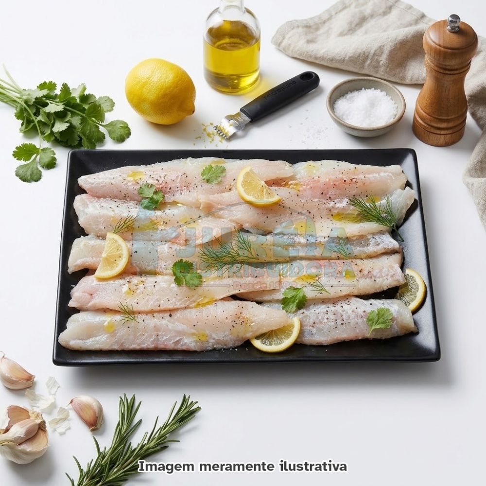 Filé de Pescada do Sul Congelada kg